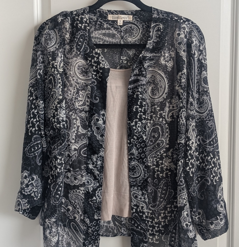 TravelSmith By Magellans. Featherweight, Wrinkle-Proof Open Jacket.